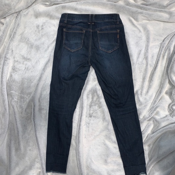 Ripped jeans - dark wash - Picture 3 of 5